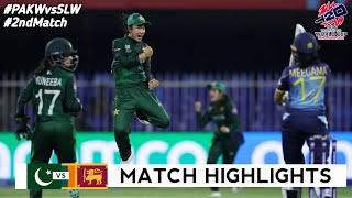 Pakistan Women vs Sri Lanka Women 2nd T20 World Cup Highlights 2024  PAKW vs SLW T20 Highlights [upl. by Figge]