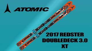 2017 Atomic Redster Doubledeck 30 XT Ski Test with Wolfgang Mayrhofer and Ron Kipp [upl. by Procto]