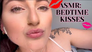 ASMR BEDTIME KISSES AND PILLOW TALK  I love you  Couple goals  Sweet Girlfriend RolePlay [upl. by Allecnirp]