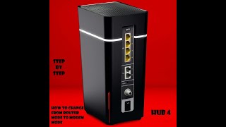 HOW TO  Virgin Media  Hub 4  modem mode so you can connect your own router as fast as possible [upl. by Llednew664]