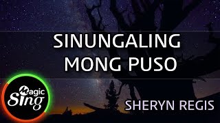 MAGICSING Karaoke SHERYN REGISSINUNGALING MONG PUSO karaoke  Tagalog [upl. by Holton]