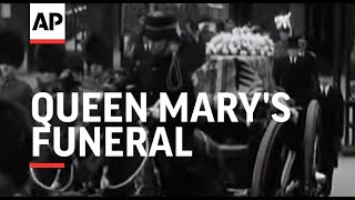 QUEEN MARYS FUNERAL  1953 [upl. by Shanleigh]