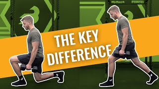 Lunge Vs Split Squat — The REAL Difference [upl. by Ettennek]