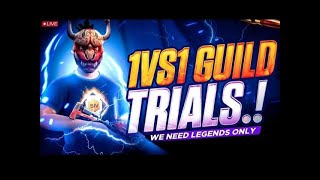 GUILD PLAYERS VS SUBSCRIBERS 1VS1 AND GUILD TRIALS ICON CHANDU GAMING💪💪💪💪 [upl. by Halehs]