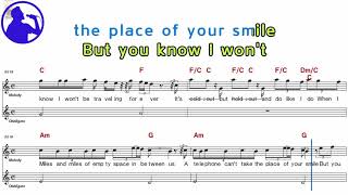 Leo Sayer  When I need you karaoke version sheet music for playerschorus addedYe karaoke [upl. by Haze]