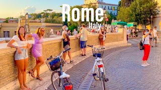 Rome Italy 🇮🇹  Evening Walk  September 2021  4KHDR Walking Tour ▶103min [upl. by Inihor546]