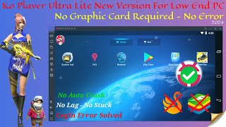 KOPLAYER Ultra Lite Is The SECRET To Playing Free Fire On Low End PC  Ko Player Ultra Lite Version [upl. by Vahe]