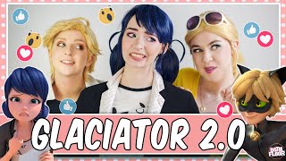 Cosplayers React to Miraculous Ladybug  Glaciator 2 🍦 [upl. by Eisse437]