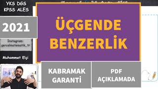 ÜÇGENDE BENZERLİK 1 ADIM 2024 YKS DGS KPSS ALES 2024YKS 2024DGS KPSS [upl. by Maag979]