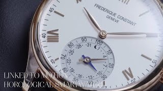 FREDERIQUE CONSTANT ¦ Linked to Motion  Horological Smartwatch [upl. by Jordans]