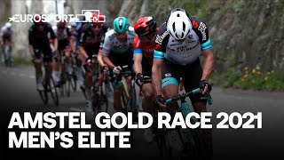 Amstel Gold Race 2021  Elite Men  Highlights  Cycling  Eurosport [upl. by Redleh]