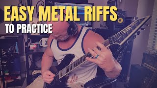 Easy Metal Riffs to Practice As Iron Sharpens Iron Song [upl. by Yorgos]