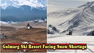 Gulmarg Ski Resort Facing Snow Shortage [upl. by Izaak593]