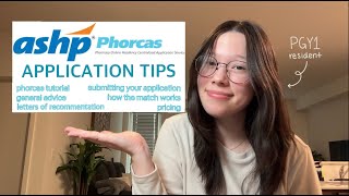 PGY1 Pharmacy Residency Applications  PhORCAS Tips amp Advice [upl. by Nnaul]