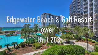 VACATION RENTAL Edgewater Beach amp Golf Resort Tower 1 Unit 203 Panama City Beach Fl [upl. by Lyons429]