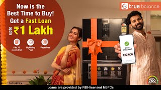 Get a Loan for New Appliances  Personal Loan up to ₹1 Lakh [upl. by Larina]