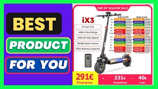 iScooter iX3 800W Powerful Electric Scooter [upl. by Seumas]