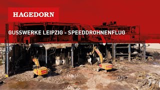 Gusswerke Leipzig  Speeddrohnenflug [upl. by Arannahs57]