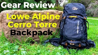 Backpack Review Lowe Alpine Cerro Torre 6585 [upl. by Aynwat]