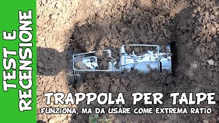 Talpe che scavano nellorto e in giardino come eliminarle Metodo efficace trappola per talpe [upl. by Dyann]