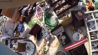 Flea market Jewelry jewelry amp more jewelry Lots of sterling [upl. by Musihc]