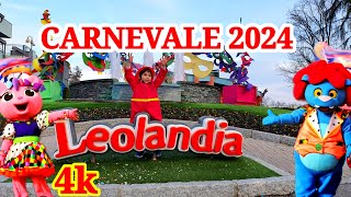 LEOLANDIA CARNEVALE 2024 tutte le attrazioni parte 2 [upl. by Urbanna]