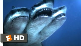 3 Headed Shark Attack 410 Movie CLIP  Dying to Be a Distraction 2015 HD [upl. by Ahsinrats]