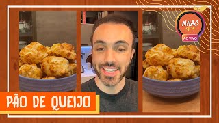 PÃO DE QUEIJO Leo Paixão ensina versão com TRÊS ingredientes  Lives da Quarentena [upl. by Joao]