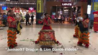 联成龙狮团 Lian Seng Lion Dance Drumming Performance at JCube 31 Jan 2020 [upl. by Mckeon232]