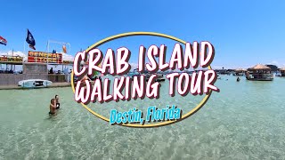 Crab Island in Destin Florida Walking Tour [upl. by Falcone924]