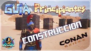 Conan Exiles GUIA PRINCIPIANTES  CONSTRUCCION Y TIERS tutorial nuevos jugadores [upl. by Tressa]