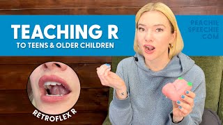 Teaching Retroflex R to Teens and Older Kids by Peachie Speechie [upl. by Margalo697]