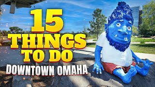 DOWNTOWN OMAHA 15 MustSee Spots and Hidden Gems [upl. by Ancalin]