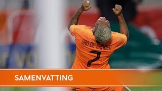 Highlights Oranjeleeuwinnen  Denemarken 5102018 WK 2019 Playoff [upl. by Nnyl]