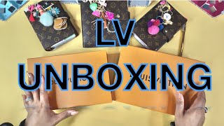 LOUIS VUITTON UNBOXING  Naming Contest  Louis Vuitton Desk Agenda Cover LV Paul MM [upl. by Haianeb]