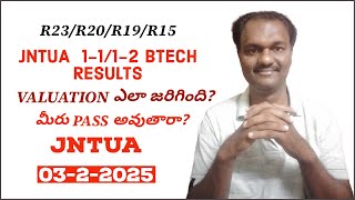 JNTUA 1112 BTECH RESULTSjntua [upl. by Nickolai311]