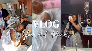 LABOR amp DELIVERY VLOG 2023  INDUCED AT 41 WEEKS  FIRST TIME MOM [upl. by Adniled]