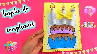 TARJETA PARA REGALAR DINERO 🎂 DIY Detalle de cumpleaños  Card to gift money [upl. by Leckie134]