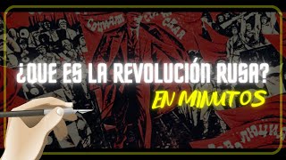 LA REVOLUCIÓN RUSA en minutos [upl. by Glorianna443]