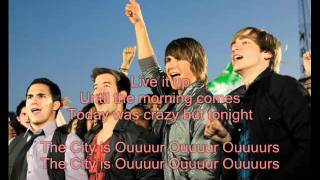 Big Time Rush The City Is Ours Lyrics Full [upl. by Euh]