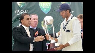 Sourav Ganguly Unforgettable Speech amp collect The Border Gavaskar Trophy in 200304 [upl. by Castro]