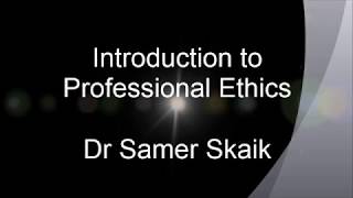 Introduction to Professional Ethics [upl. by Ykvir321]