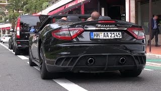 RENTAL Maserati GranCabrio MC in Monaco [upl. by Ecal]