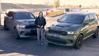 2021 Dodge Durango SRT SRT Hellcat DragStrip Test — Carscom [upl. by Pages]