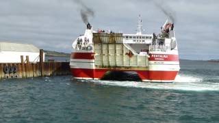 Pentalina Ferry docking at St Margarets Hope Orkney [upl. by Guthrie]