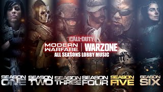 Modern Warfare ALL Seasons 16 Lobby Music Warzone  Multiplayer Menu Theme  Music Mix  1 Hour [upl. by Jarid]