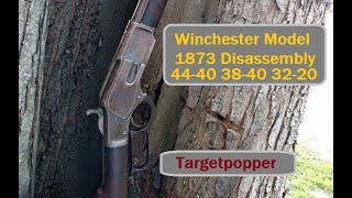 Winchester Model 1873 Disassembly [upl. by Atsedom]