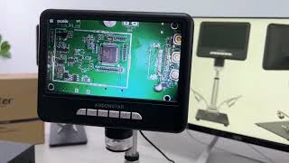 Andonstar AD207S digital microscope Review Electronic Microscope Camera for Circuit Board [upl. by Bryn802]