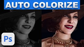 How to Automatically Colorize Black and White Photos in Photoshop [upl. by Jobie]