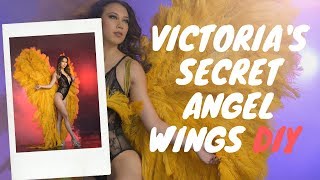 Victorias Secret Angel Wings DIY quotGiganticquot [upl. by Eiddam]